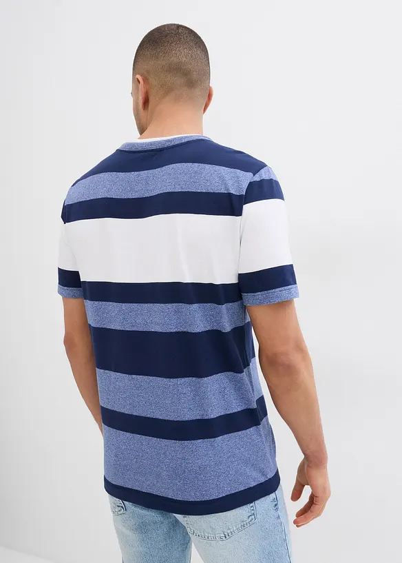 Henley shirt met korte mouwen, bonprix