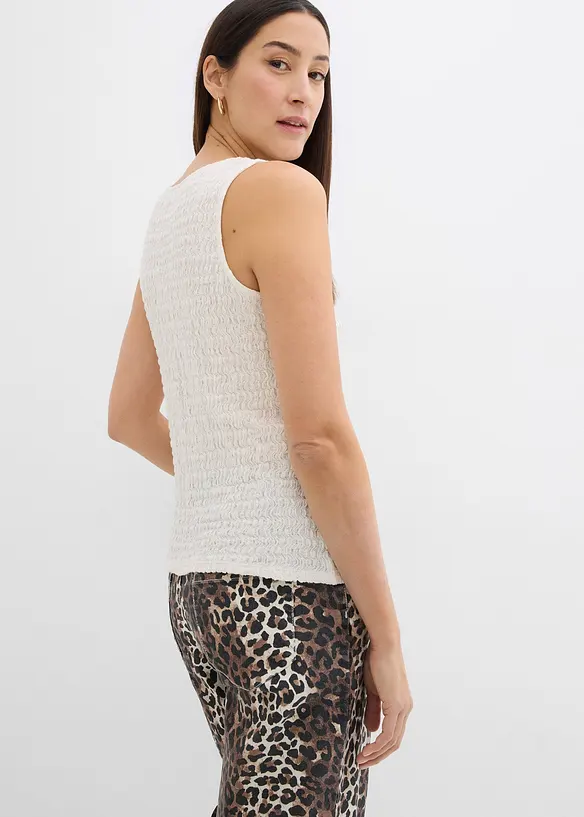 Blousetop met strikkoordjes, bonprix