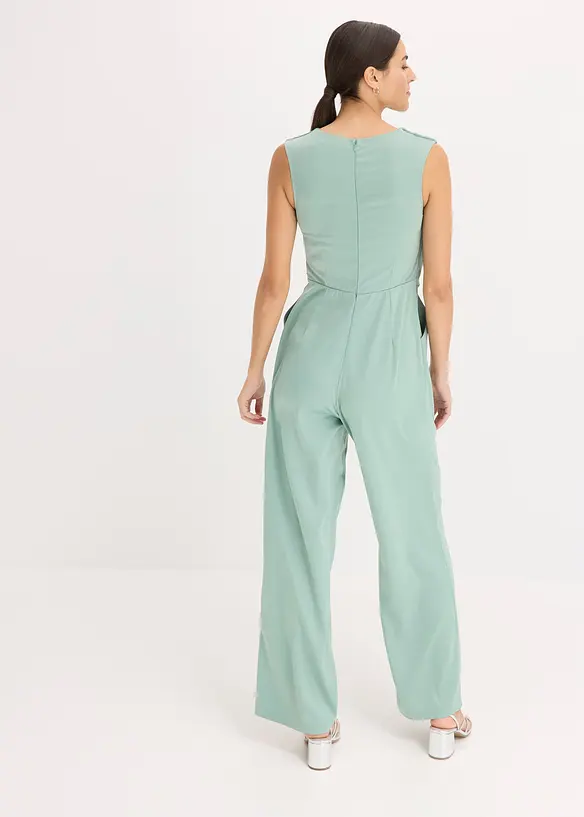 Jumpsuit van glanzend satijn, bonprix