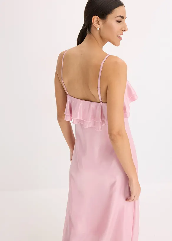 Midi jurk met volants, bonprix