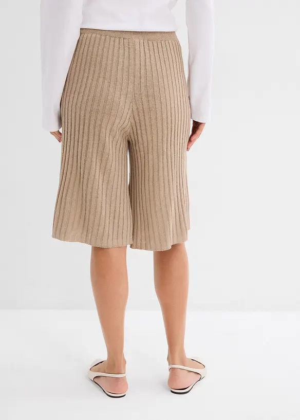 Bermuda in een viscosemix met een hoge tailleband, bonprix