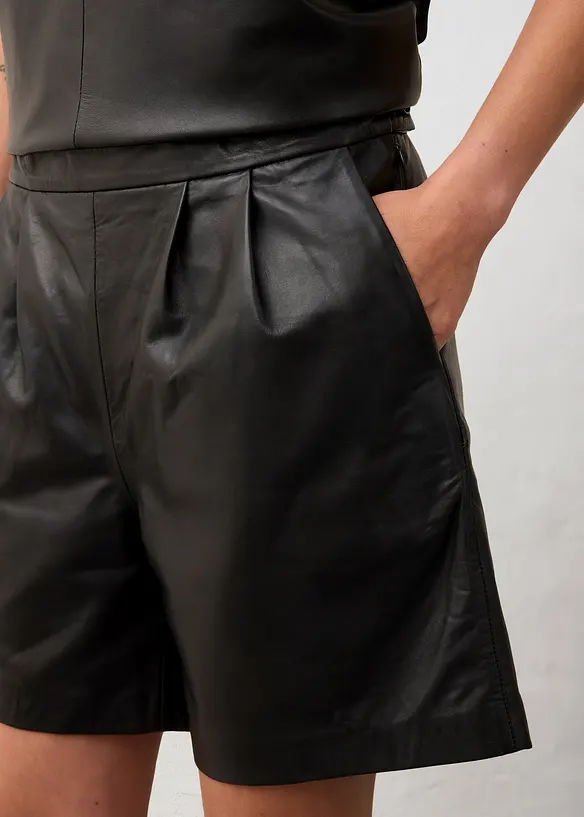Leren broek van nappaleer, bonprix
