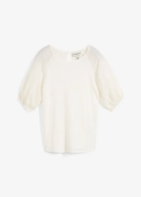 T-shirt met ballonmouwen, bonprix
