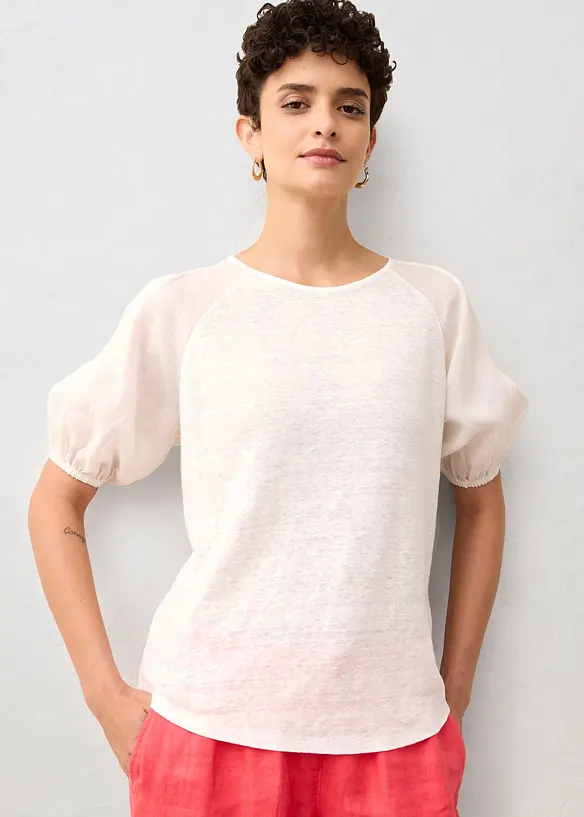 T-shirt met ballonmouwen, bonprix