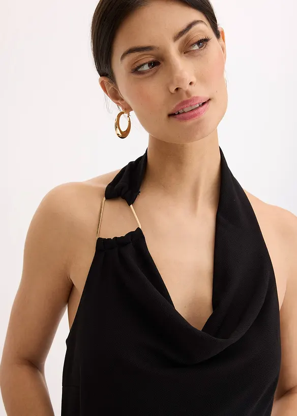 Midi jurk met decoratief metalen detail, bonprix