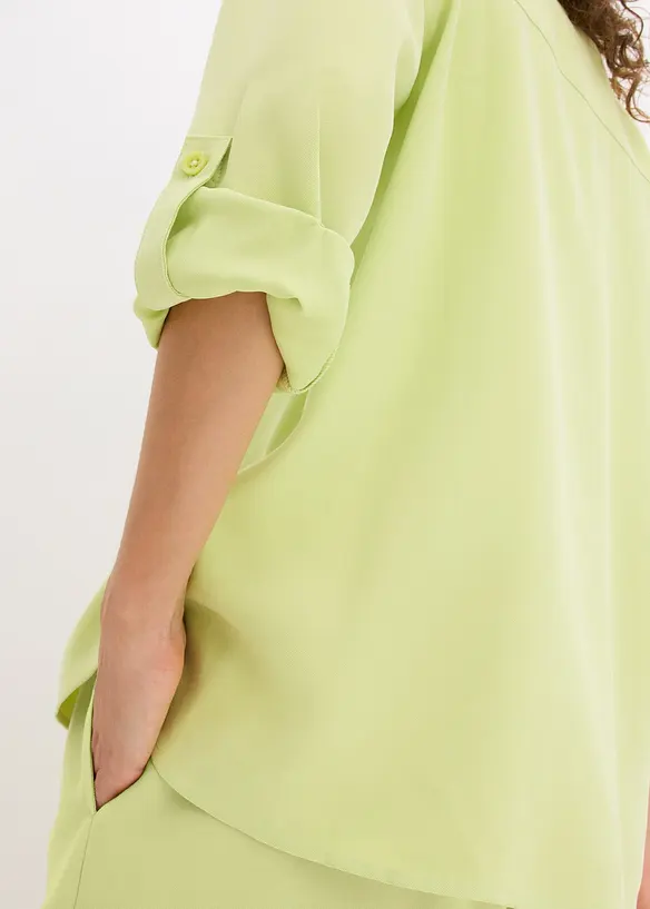 Blouse van een vloeiende viscosemix, bonprix