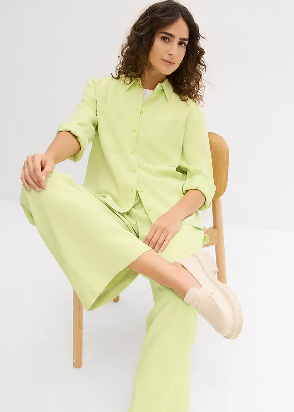 Blouse van een vloeiende viscosemix, bonprix