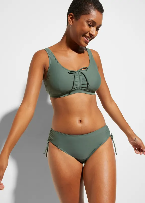Bralette bikini met strikkoord (2-dlg. set), bonprix