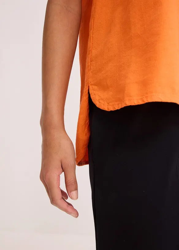 Overhemdblouse in een fijne viscosemix, bonprix