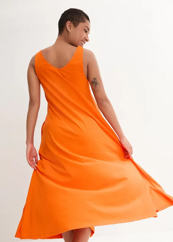 Maxi jersey jurk van biologisch katoe, bonprix