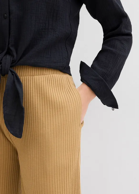 Jersey culotte met comfortabele tailleband, bonprix