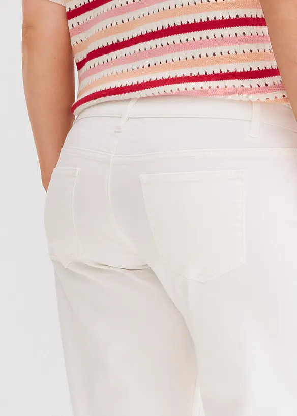 Wide leg jeans, low waist, bonprix