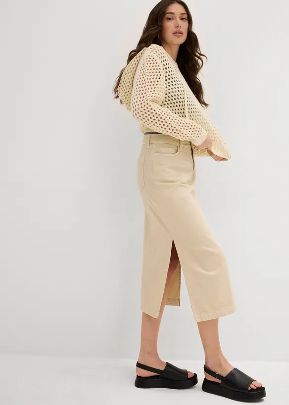 Twill rok van puur katoen, bonprix