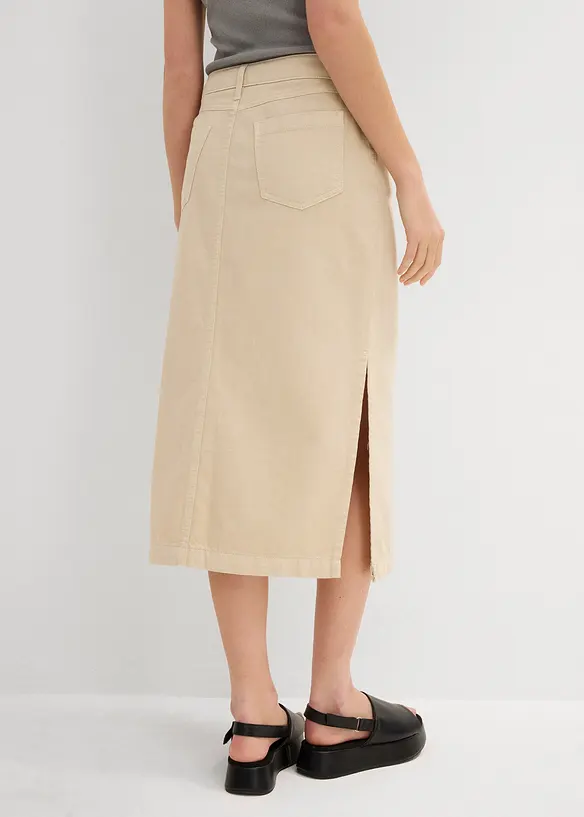 Twill rok van puur katoen, bonprix