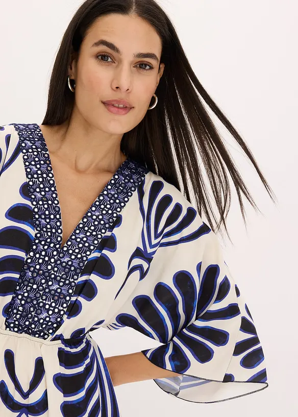 Maxi jurk van soepele viscose, bonprix