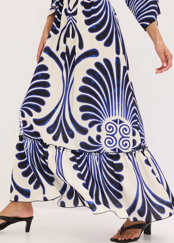 Maxi jurk van soepele viscose, bonprix