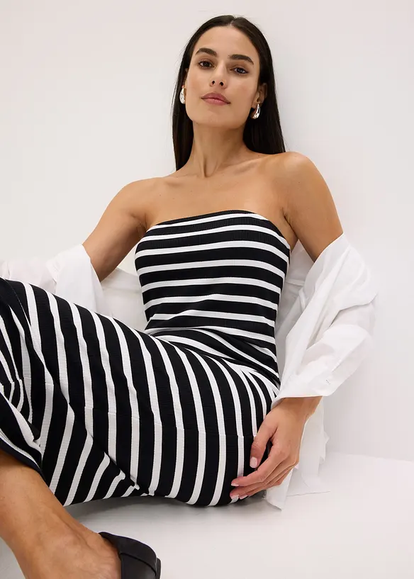 Strapless jurk, bonprix