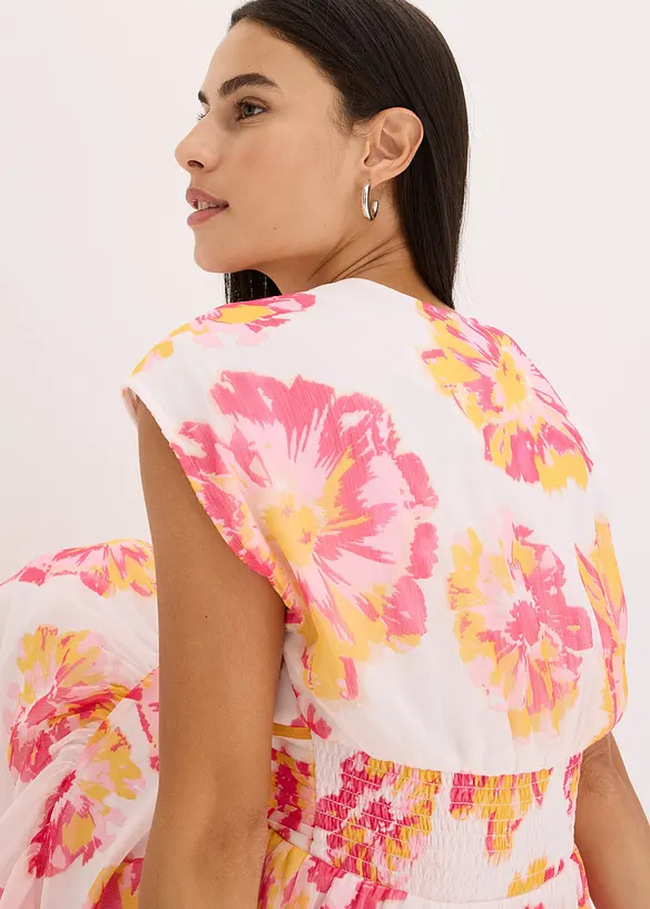 Gedessineerde midi jurk, bonprix