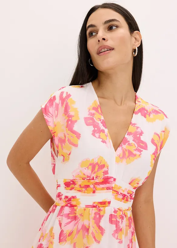 Gedessineerde midi jurk, bonprix