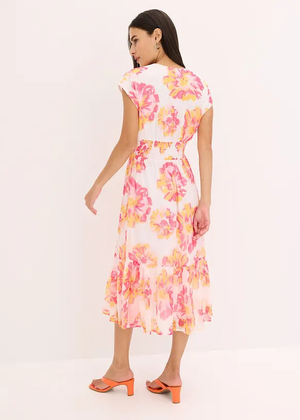 Gedessineerde midi jurk, bonprix