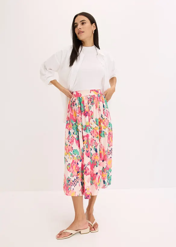 Gedessineerde midi rok, bonprix