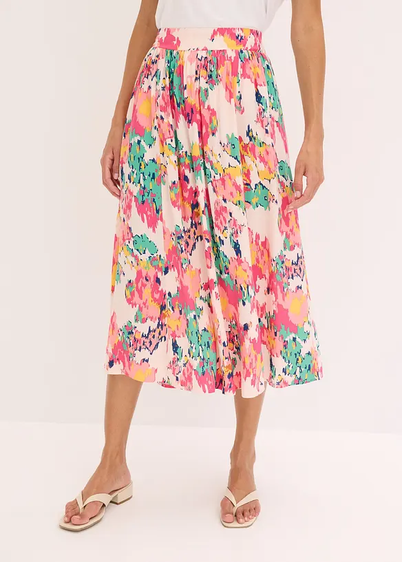 Gedessineerde midi rok, bonprix