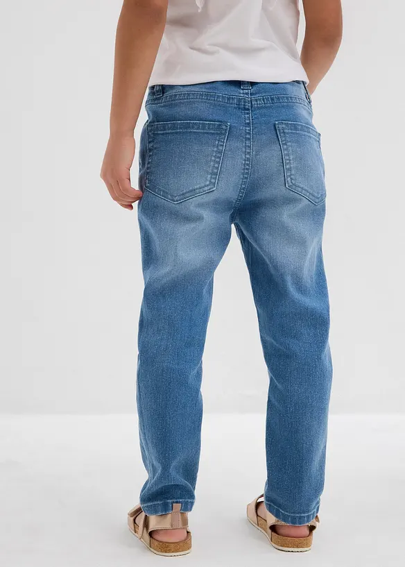 Stretch jeans mid waist, tapered, bonprix