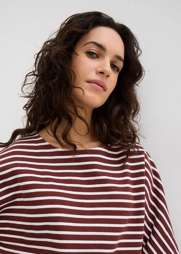 Oversized sweater van katoen, bonprix