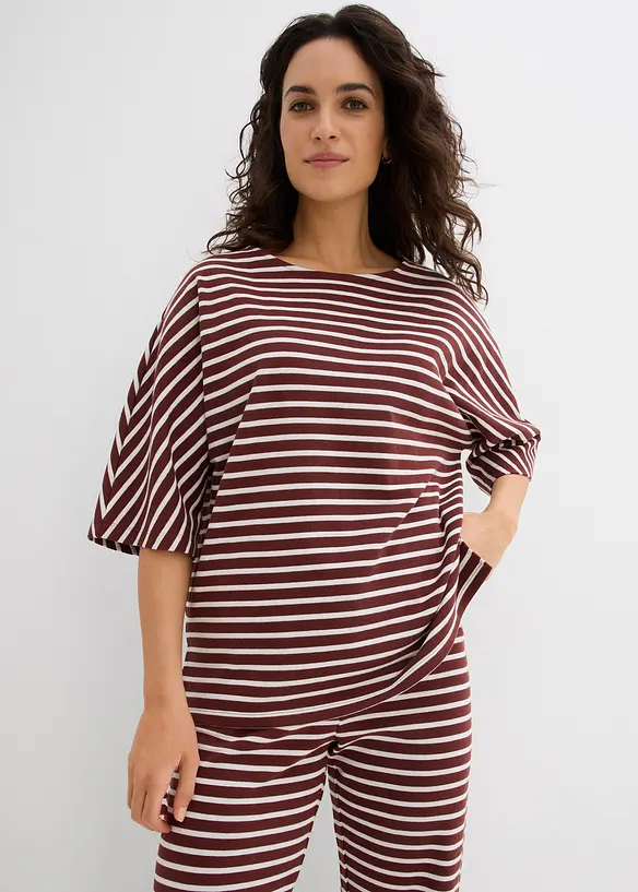 Oversized sweater van katoen, bonprix