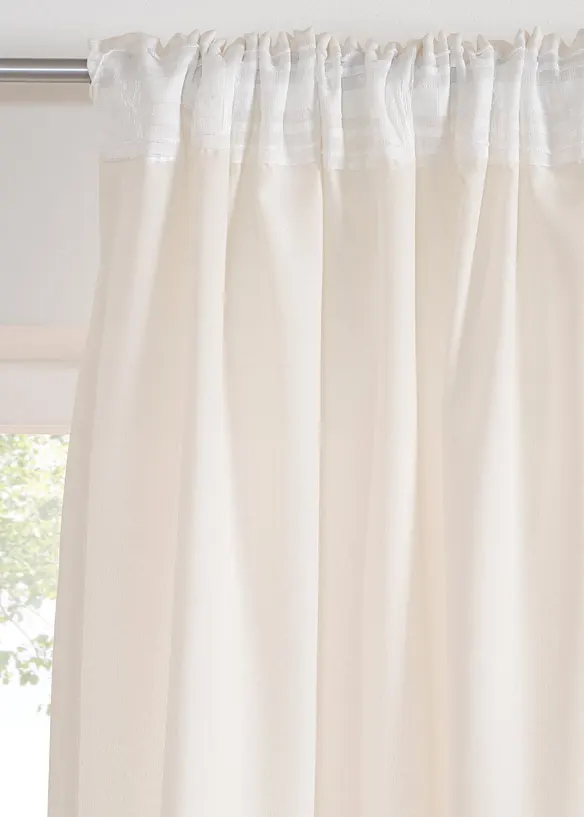 Gordijn in linnenlook (1 stuk), bonprix