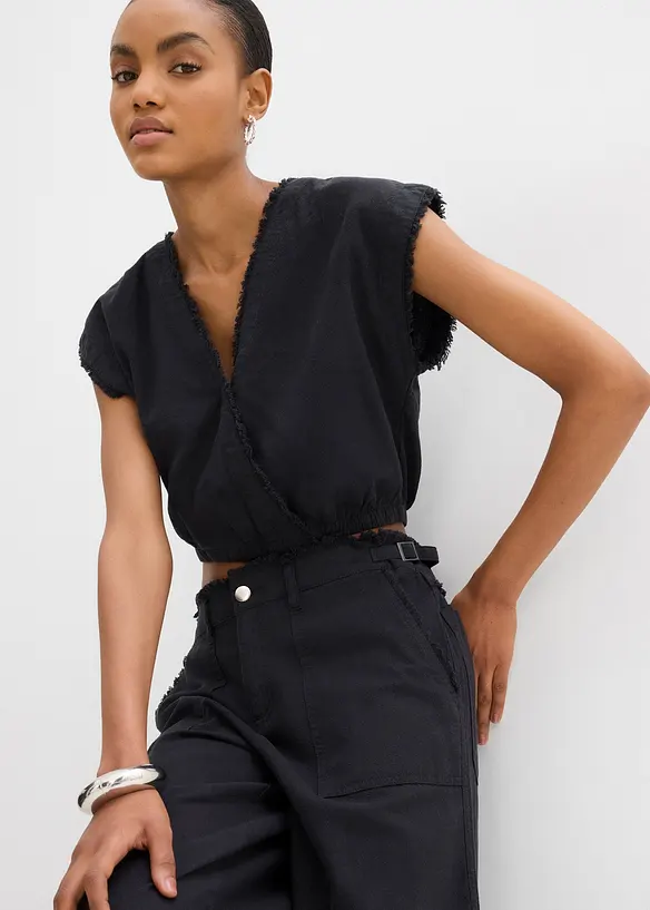 Verkorte blousetop, bonprix