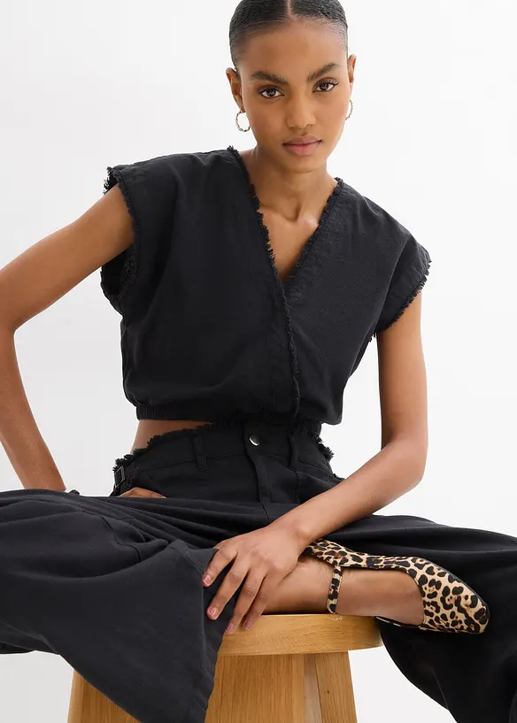 Verkorte blousetop, bonprix