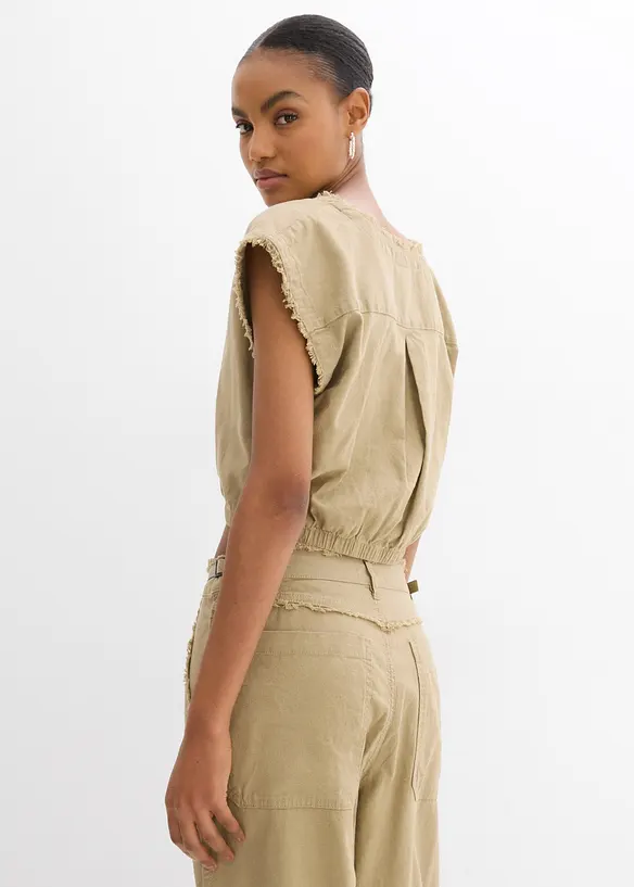 Verkorte blousetop, bonprix