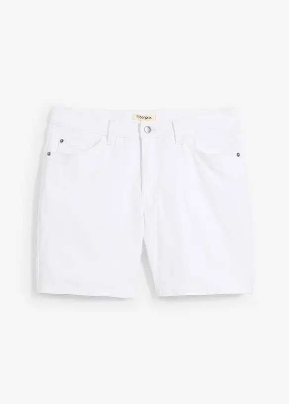 Jeans stretch short, loose fit extra wijd, bonprix