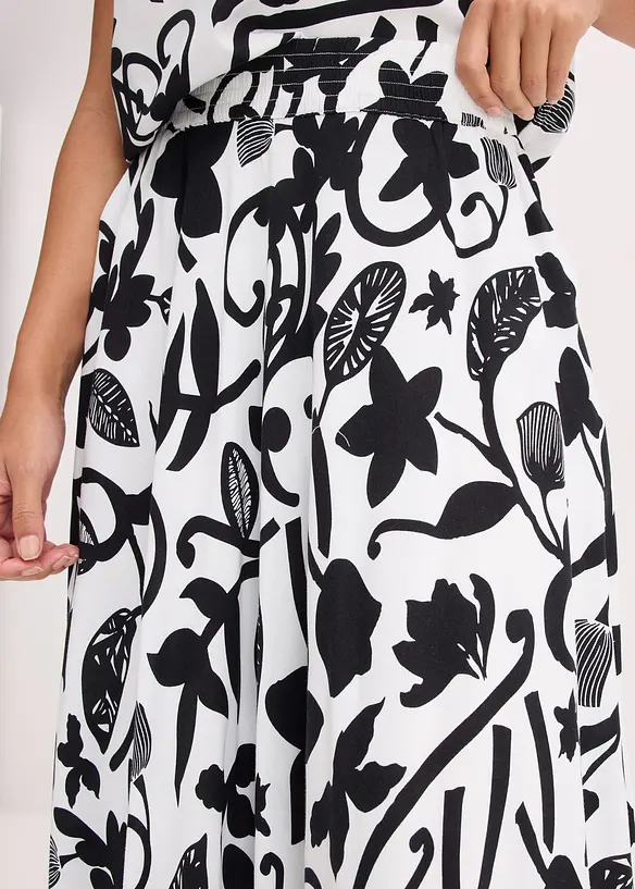 Maxirok van soepele viscose, bonprix