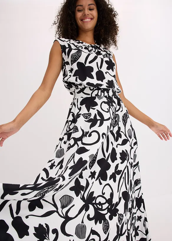 Maxirok van soepele viscose, bonprix