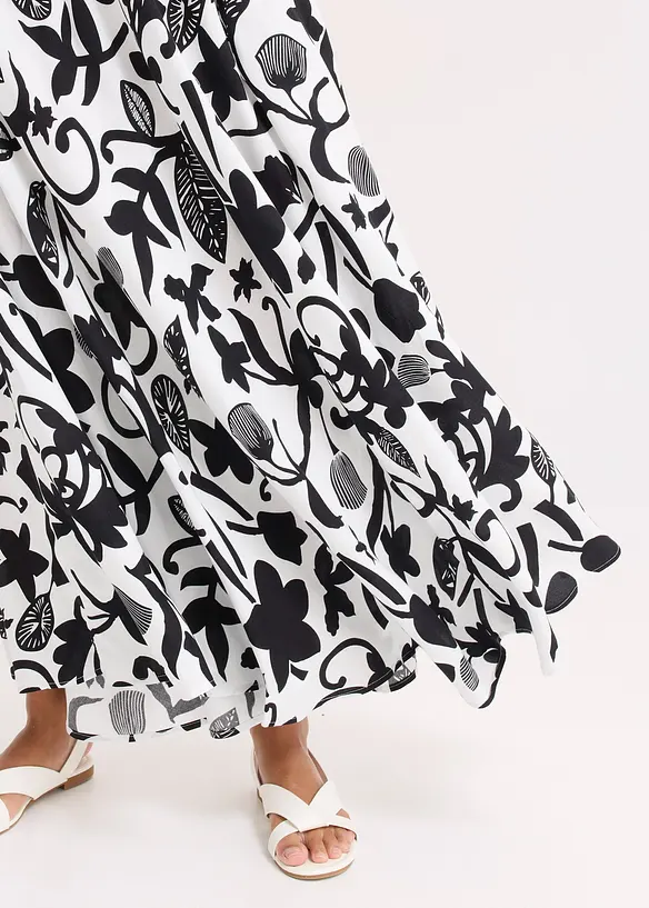 Maxirok van soepele viscose, bonprix