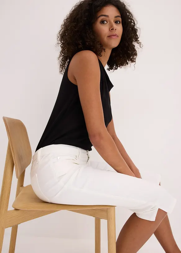 Capri broek met een comfortabele band, bonprix