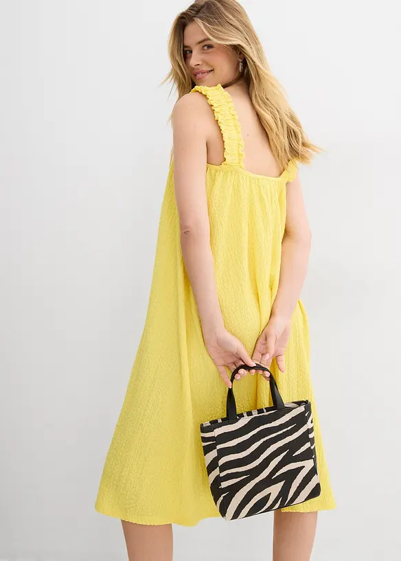 Jersey jurk van borken crepe, bonprix