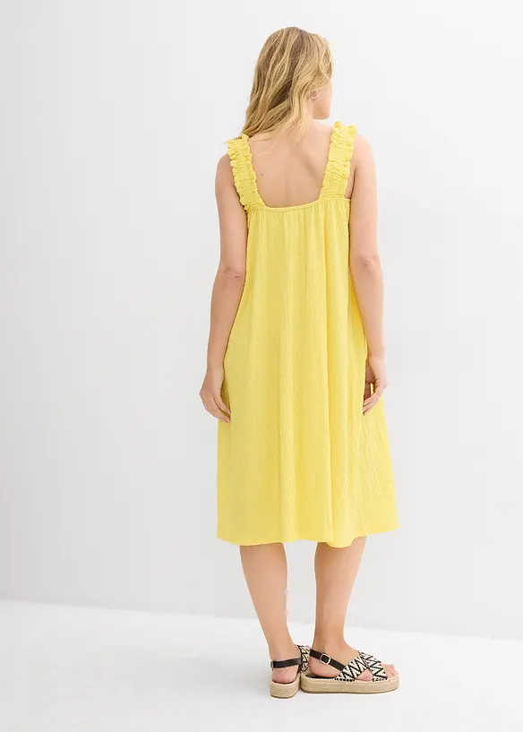 Jersey jurk van borken crepe, bonprix