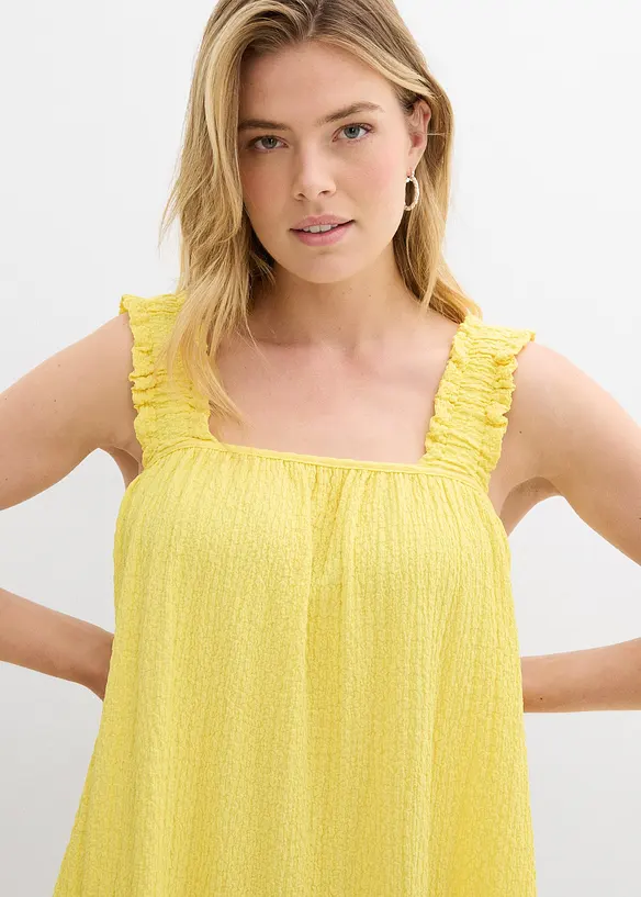 Jersey jurk van borken crepe, bonprix