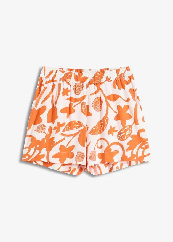 Gedessineerde short van soepele viscose, bonprix