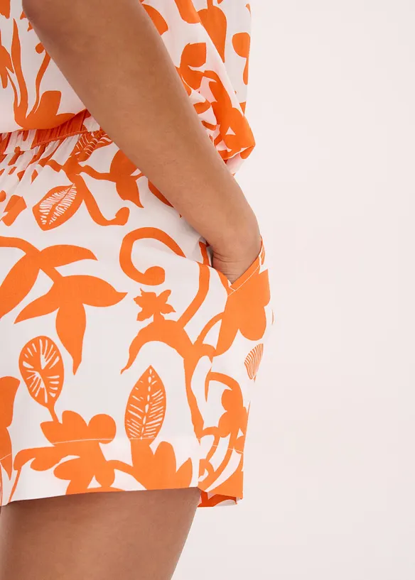 Gedessineerde short van soepele viscose, bonprix