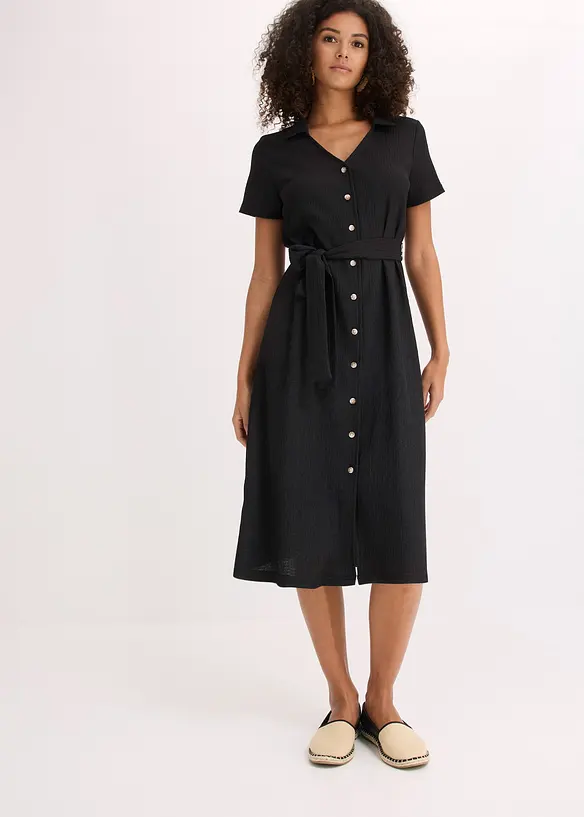Jersey jurk van luchtige crèpe, bonprix