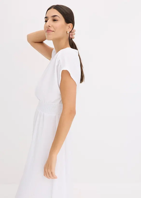 Jersey jurk van luchtige crèpe, bonprix