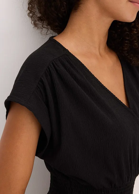 Jersey jurk van luchtige crèpe, bonprix