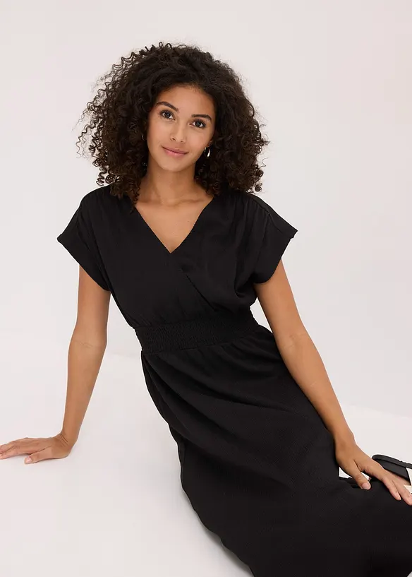 Jersey jurk van luchtige crèpe, bonprix