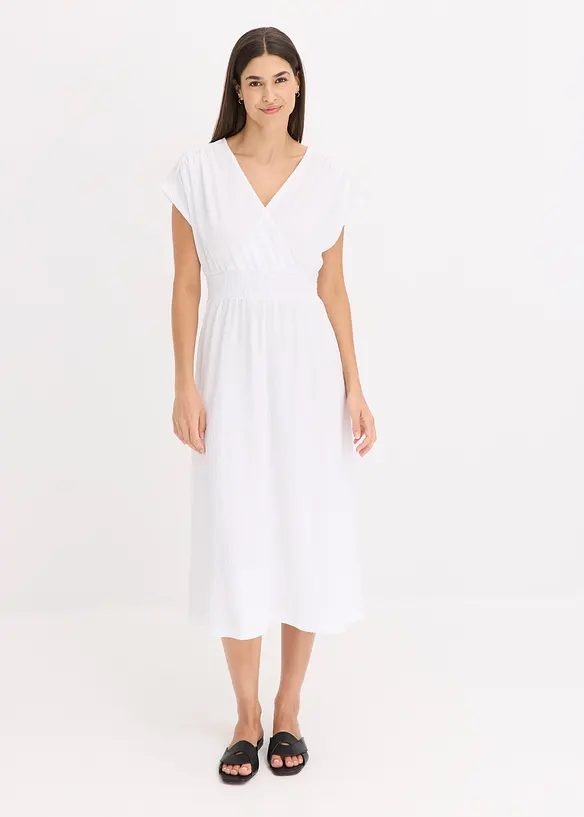 Jersey jurk van luchtige crèpe, bonprix