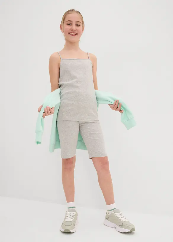 Biker short van een elastische katoenmix (set van 2), bonprix