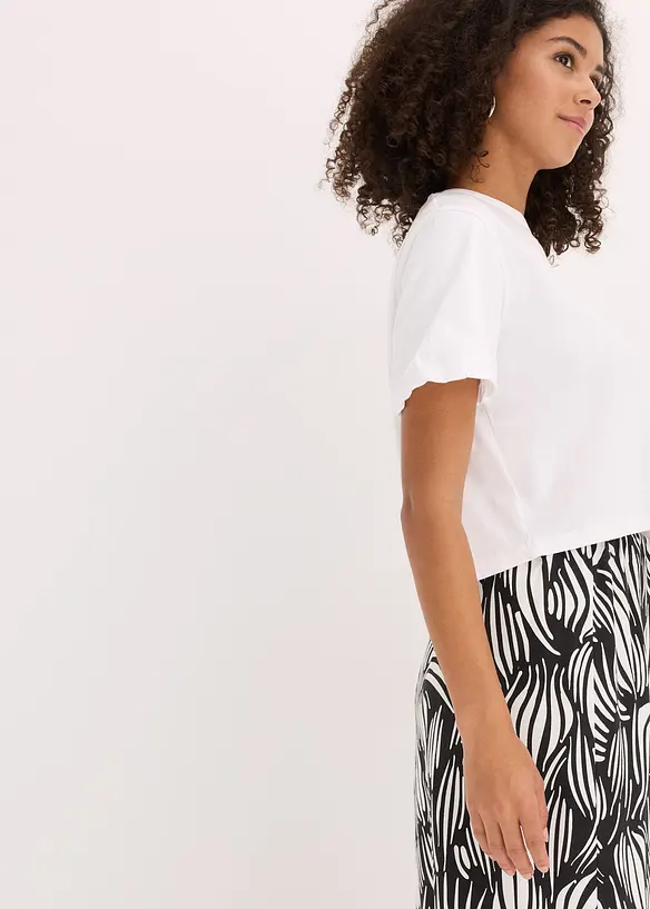 Jersey rok van katoen met stretch, bonprix